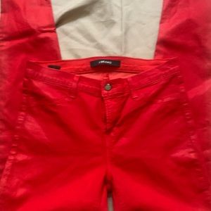 Red pant. Jbrand. Size 24